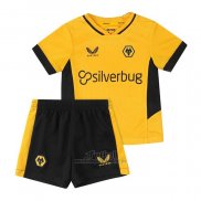 Camiseta Wolves Primera Nino 2021-2022