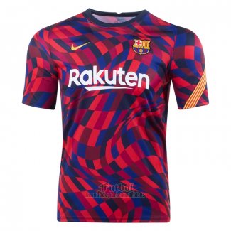 Camiseta de Entrenamiento Barcelona 202020-2021 Rojo