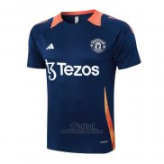 Camiseta de Entrenamiento Manchester United 2024-2025 Azul