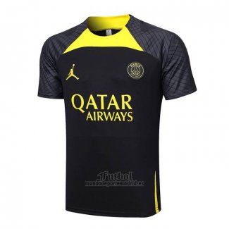 Camiseta de Entrenamiento Paris Saint-Germain Jordan 2023-2024 Negro