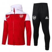 Chandal con Capucha del Arsenal 2020-2021 Rojo