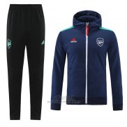 Chandal con Capucha del Arsenal 2021-2022 Azul