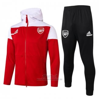 Chandal con Capucha del Arsenal Nino 2020-2021 Rojo