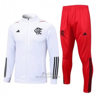 Chandal de Chaqueta del Flamengo 2023-2024 Blanco