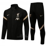 Chandal de Chaqueta del Liverpool Nino 2021-2021 Negro