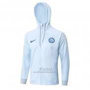 Chaqueta con Capucha del Inter Milan 2023-2024 Azul