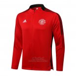 Chaqueta del Manchester United 2021-2021 Rojo y Negro