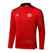 Chaqueta del Manchester United 2021-2021 Rojo y Negro