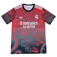 Camiseta Real Madrid Dragon 2024-2025 Rojo Tailandia