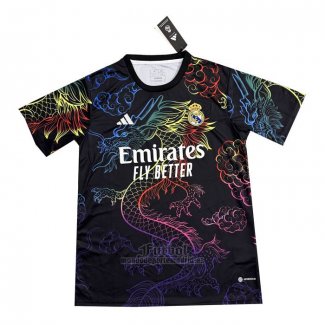 Camiseta Real Madrid del Dragon 2024-2025 Negro Tailandia