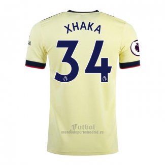 Camiseta Arsenal Jugador Xhaka Segunda 2021-2022