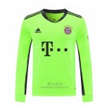 Camiseta Bayern Munich Portero Manga Larga 2020-2021 Verde