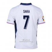 Camiseta Inglaterra Jugador Saka Primera 2024