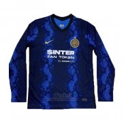 Camiseta Inter Milan Primera Manga Larga 2021-2022