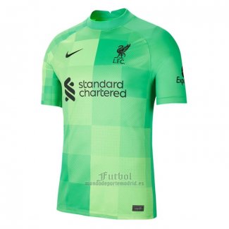 Camiseta Liverpool Portero 2021-2022 Verde