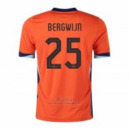 Camiseta Paises Bajos Jugador Bergwijn Primera 2024