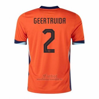 Camiseta Paises Bajos Jugador Geertruida Primera 2024