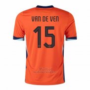 Camiseta Paises Bajos Jugador Van de Ven Primera 2024