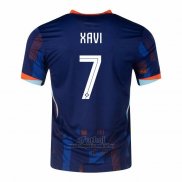 Camiseta Paises Bajos Jugador Xavi Segunda 2024