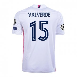 Camiseta Real Madrid Jugador Valverde Primera 2020-2021