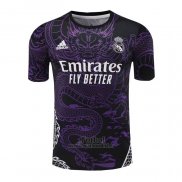 Camiseta de Entrenamiento Real Madrid Dragon 2024-2025 Purpura