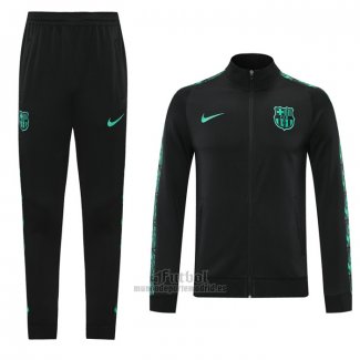 Chandal de Chaqueta del Barcelona UCL 2020-2021 Negro