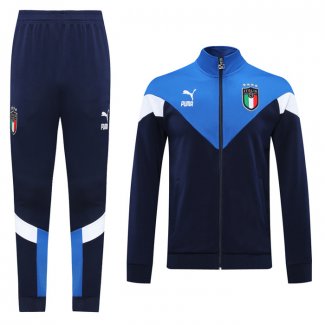 Chandal de Chaqueta del Italia 2020-2021 Azul