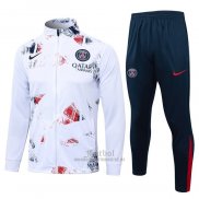 Chandal de Chaqueta del Paris Saint-Germain Nino 2024-2025 Blanco