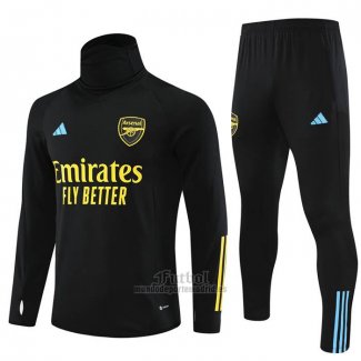 Chandal de Sudadera del Arsenal 2023 Negro