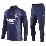 Chandal de Sudadera del Rangers 2021-2022 Azul