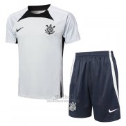 Chandal del Corinthians Manga Corta 2024-2025 Gris - Pantalon Corto