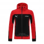 Chaqueta con Capucha del AC Milan 2021 Rojo