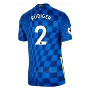 Camiseta Chelsea Jugador Rudiger Primera 2021-2022