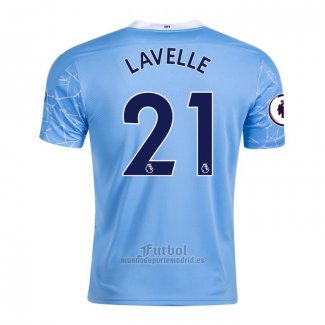 Camiseta Manchester City Jugador Lavelle Primera 2020-2021