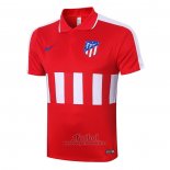 Camiseta Polo del Atletico Madrid 2020-2021 Rojo