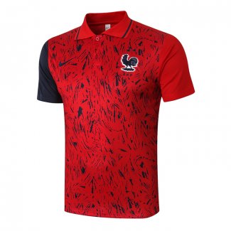 Camiseta Polo del Francia 2020-2021 Rojo