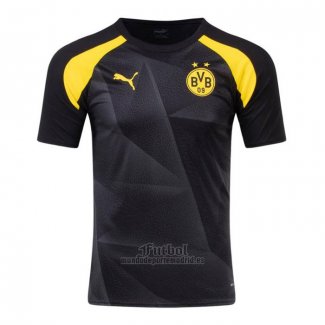 Camiseta Pre Partido del Borussia Dortmund 2023 Negro