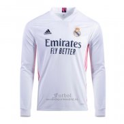 Camiseta Real Madrid Primera Manga Larga 2020-2021