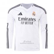 Camiseta Real Madrid Primera Manga Larga 2024-2025