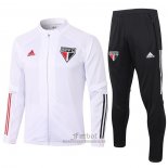 Chandal de Chaqueta del Sao Paulo 2020-2021 Blanco