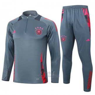 Chandal de Sudadera del Alemania 2024-2025 Gris