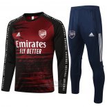 Chandal de Sudadera del Arsenal 2020-2021 Negro y Rojo