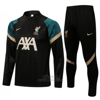 Chandal de Sudadera del Liverpool 2021-2022 Negro