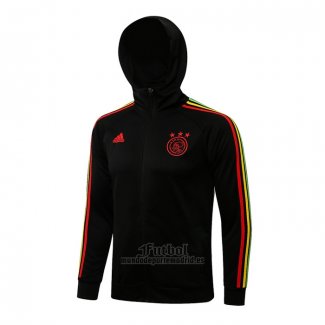 Chaqueta con Capucha del Ajax 2021-2022 Negro