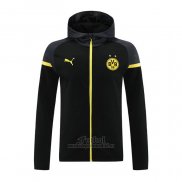 Chaqueta con Capucha del Borussia Dortmund 2024-2025 Negro