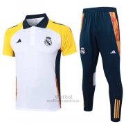 Conjunto Polo del Real Madrid 2024-2025 Blanco