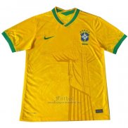 Camiseta Brasil Jesus 2024-2025 Amarillo Tailandia