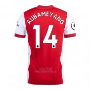 Camiseta Arsenal Jugador Aubameyang Primera 2021-2022