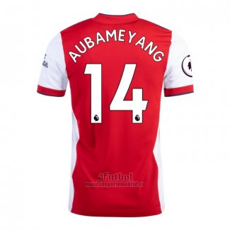 Camiseta Arsenal Jugador Aubameyang Primera 2021-2022