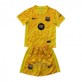 Camiseta Barcelona Portero Primera Nino 2024-2025